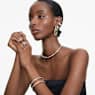 Hyperbola แหวน, ผสมผสานเหลี่ยมเจียระไนหลายหลายรูปแบบ, ขาว, เคลือบโลหะหลากชนิด - Swarovski, 5714161