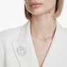 Matrix เข็มกลัด, เจียระไนทรงกลม, ขาว, เคลือบโรเดียม - Swarovski, 5714648