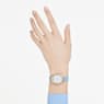Imber ウォッチ, スイス製, レザーストラップ, ブルー, シャンパンゴールドトーン仕上げ - Swarovski, 5717539