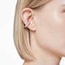 Orecchini ear cuff Matrix, Taglio baguette, Placcato rodio - Swarovski, 5719140