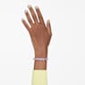 Millenia Tennis Armband, Oktagon-Schliff, Violett, Goldlegierungsschicht - Swarovski, 5720487