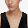Eternity pendant, Lab-grown diamonds 0.35 ct tw, Mixed shapes, 18K yellow gold - Swarovski, 5720704