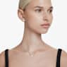 Ariana Grande x Swarovski pendant, Mixed cuts, Heart, White, Rhodium plated - Swarovski, 5720852