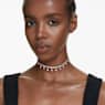 Ariana Grande x Swarovski choker, Crystal pearl, Round cut, White, Rhodium plated - Swarovski, 5720865