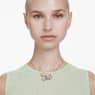 Idyllia pendant, Mixed cuts, Flower, Multicolored, Gold-tone plated - Swarovski, 5721668