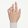 Matrix ring, Mixed cuts, Multicolored, Gold-tone plated - Swarovski, 5722449