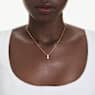 Stilla Attract pendant, Round cut, White, Gold-tone plated - Swarovski, 5723298