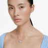 Lifelong Bow เซ็ต, โบว์, น้ำเงิน, เคลือบโรเดียม - Swarovski, 5723554