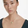 Bella V hanger, Ronde slijpvorm, Groen, Rodium toplaag - Swarovski, 5724285