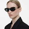 Sonnenbrille, Ovale Form, Schwarz - Swarovski, 5724507