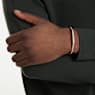 Dextera bangle, Octagon shape, Round cut, White, Gold-tone plated - Swarovski, 5724582