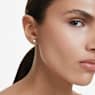 Clous d’oreille Eternity, Diamants de synthèse 0,5 ct tw, Mono, Forme ronde, Or blanc 18 carats - Swarovski, 5725107