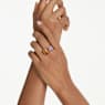 Millenia open ring, Octagon cut, Multicolored, Gold-tone plated - Swarovski, 5725747
