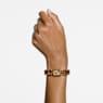 Watch, Octagon cut bracelet, Brown, Champagne gold-tone finish - Swarovski, 5729841