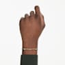 Imber bracelet, Round cut, Green, Gold-tone plated - Swarovski, 5730676