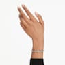 Mesmera bracelet, Mixed cuts, White, Rhodium plated - Swarovski, 5731959