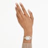 Montre Matrix octagon, Bracelet en métal, Ton doré, Finition champagne doré - Swarovski, 5732501