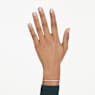 Imber Emily Tennis Armband, Rundschliff, Schwarz, Roségold-Legierungsschicht - Swarovski, 5734240