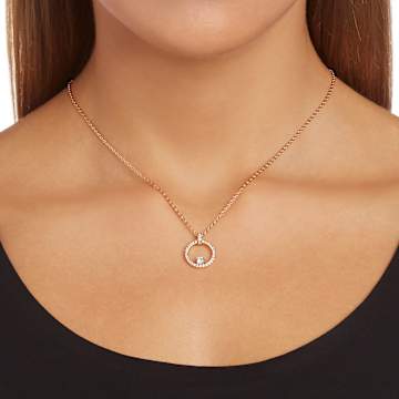 Creativity Anhänger, Weiß, Roségold-Legierungsschicht - Swarovski, 5202446