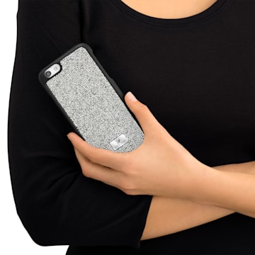 Glam Rock Gray Smartphone Case with Bumper, iPhone® 6 - Swarovski, 5268127