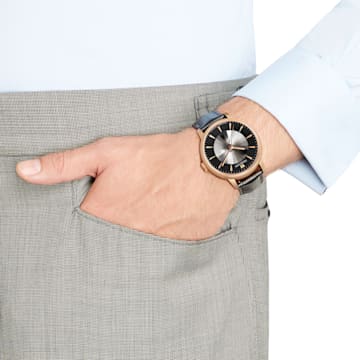 Atlantis automatic watch, Limited Edition, Black - Swarovski, 5364212