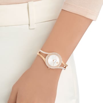 Eternal 手錶, 瑞士製造, 金屬手鏈, 玫瑰金色調, 玫瑰金色潤飾 - Swarovski, 5377576