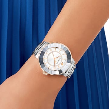 Octea Lux 腕表, 金屬手鏈, 銀色, 不銹鋼 - Swarovski, 5414429