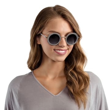 Moselle Mask Sunglasses, SK0199-16B, Gray - Swarovski, 5447882