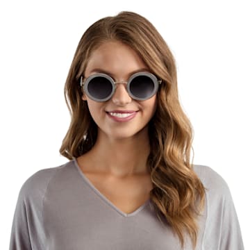 Moselle Mask Sunglasses, SK0199-16B, Gray - Swarovski, 5447882
