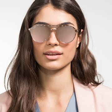 Swarovski Sunglasses with Click-on Mask, SK0276-H 54032, Pink - Swarovski, 5483811