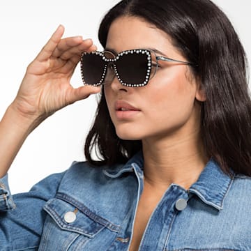 Masque à cliper pour lunettes de soleil Swarovski, SK5330-CL 16A, gris - Swarovski, 5483813