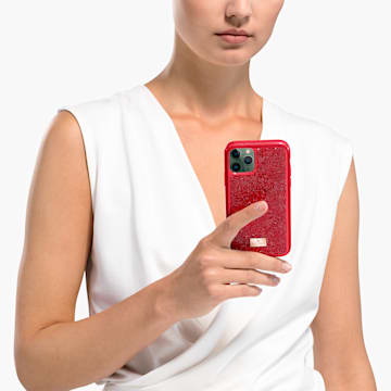 Étui pour smartphone Glam Rock, iPhone® 11 Pro, Rouge - Swarovski, 5515625