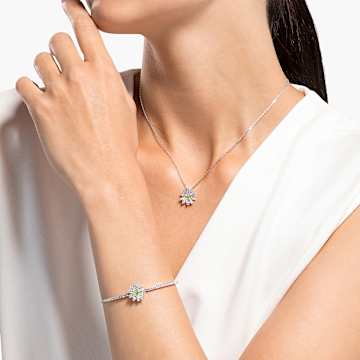 เซ็ต Eternal Flower, ดอกไม้, สีเหลือง, เคลือบโลหะหลากชนิด - Swarovski, 5518146
