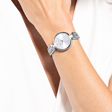 Reloj Dream Rock, Fabricado en Suiza, Brazalete de metal, Tono plateado, Acero inoxidable - Swarovski, 5519309
