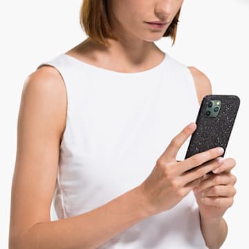 High okostelefon tok, iPhone® 11 Pro, Fekete - Swarovski, 5531144