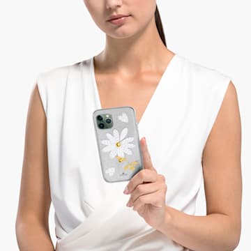 Eternal Flower Smartphone Case with Bumper, iPhone® 11 Pro, Light multi-coloured - Swarovski, 5533968
