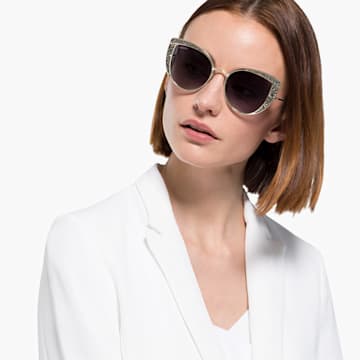 Swarovski sunglasses, Cat-Eye shape, SK0282 32B, Grey - Swarovski, 5537323