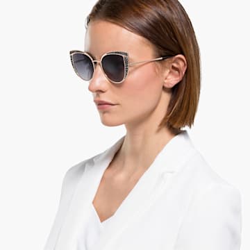 Swarovski sunglasses, Cat-Eye shape, SK0282 32B, Gray - Swarovski, 5537323