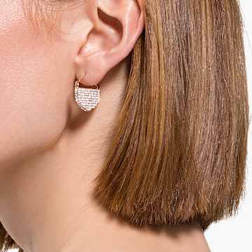 Ginger フープピアス, ゴールド系, ゴールドトーン・プレーティング - Swarovski, 5560492