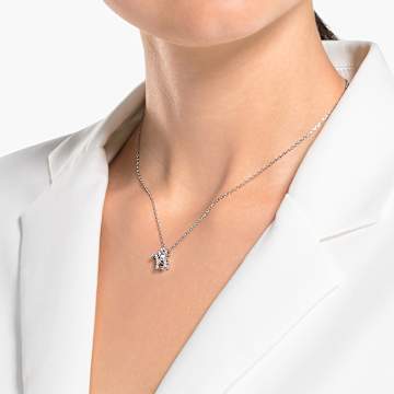 Zodiac II pendant, Capricorn, White, Mixed metal finish - Swarovski, 5563892