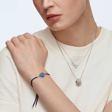 สร้อยข้อมือ Swarovski Power Collection, ธาตุน้ำ, น้ำเงิน, สเตนเลสสตีล - Swarovski, 5568270