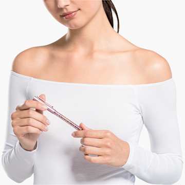 Crystalline Gloss ballpoint pen, Purple, Purple lacquered, Rose gold-tone plated - Swarovski, 5568764