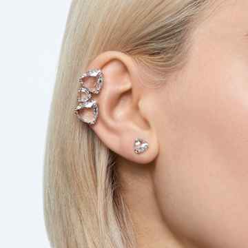 Millenia Ohrspange, Set (3), Asymmetrisches Design, Weiß, Rhodiniert - Swarovski, 5602846