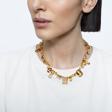 Gema Halskette, Mehrfarbig, Goldlegierungsschicht - Swarovski, 5610988