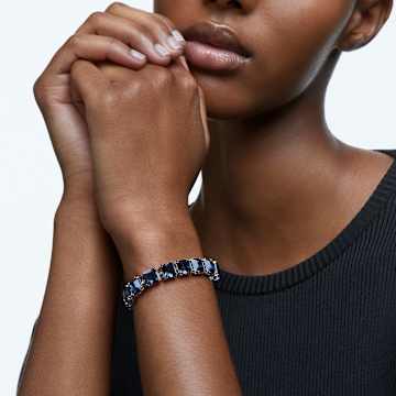 Bracelet Millenia, Taille Carré, Medium, Gris, Métal plaqué ruthénium - Swarovski, 5612682