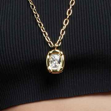 Pandantiv Dulcis, Tăietură perniță, Nuanță aurie, Placat cu auriu - Swarovski, 5613656
