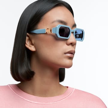 Sunglasses, Octagon, Blue - Swarovski, 5625303