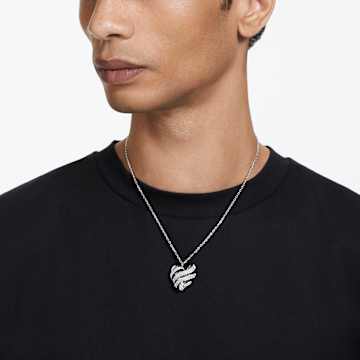 Volta Anhänger, Herz, Klein, Weiß, Rhodiniert - Swarovski, 5647584