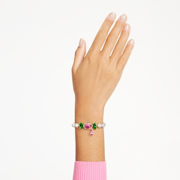 Zapestnica Dulcis, Sladkarije in kaplja, Večbarvna, PVD zlatega odtenka - Swarovski, 5652137