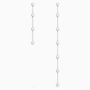 腕時計、アクセサリー レディースアクセサリー Constella ドロップピアス, アシンメトリーデザイン, ラウンドカット 